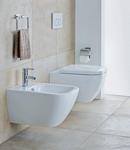 Duravit White 1.6 gpf Wall Mount Toilet in White 