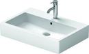 Duravit White 3-Hole Rectangular Wall Mount Lavatory Sink 