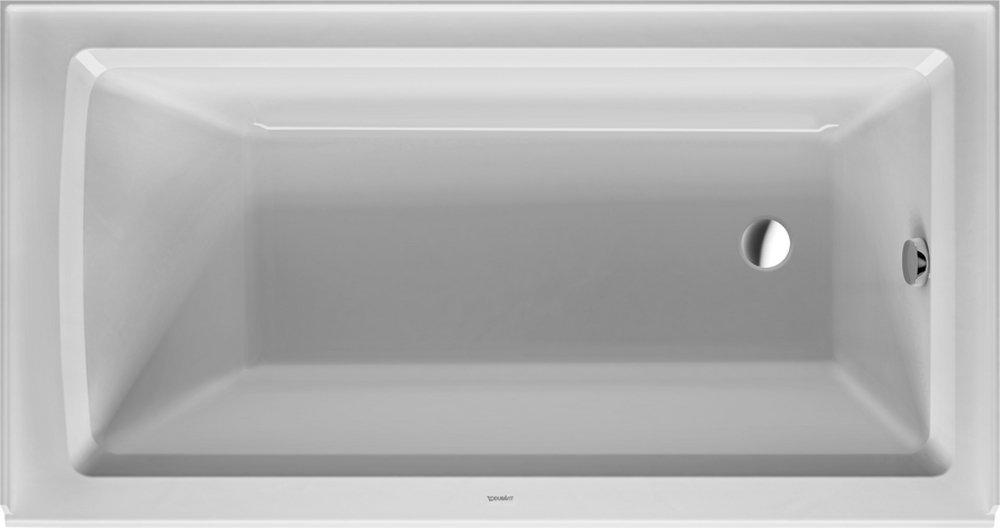 60 in. x 32 in. Soaker Alcove Bathtub with Right Drain in White