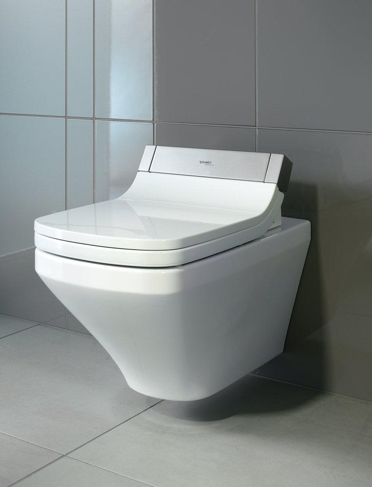 Duravit White 1.6 gpf Elongated Wall Mount Two Piece Toilet 