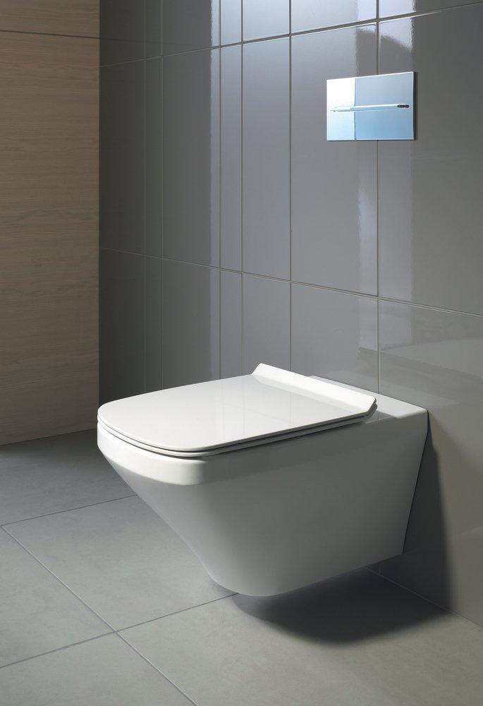 Duravit White Elongated Closed Front with Cover 