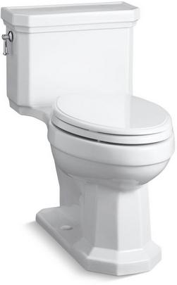 1.28 gpf Elongated One Piece Toilet in White