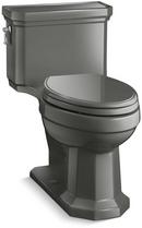 KOHLER Thunder&trade; Grey 1.28 gpf Elongated One Piece Toilet with Left-Hand Trip Lever 