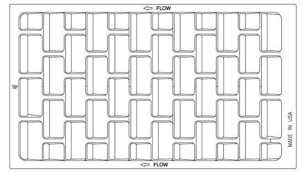 7567M Gray Iron Heavy Duty Undiped Grate 