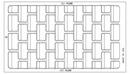 7567M Gray Iron Heavy Duty Undiped Grate 
