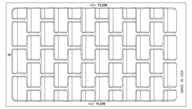 7567M Gray Iron Heavy Duty Undiped Grate 