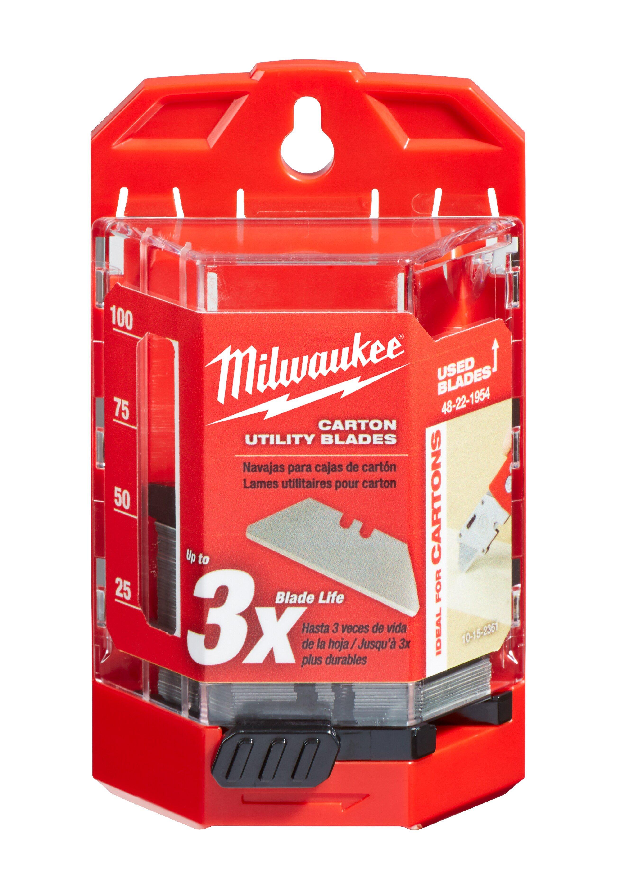 Milwaukee&reg; Metallic 7-1/4 in. Utility Knife Blade 50 Piece 