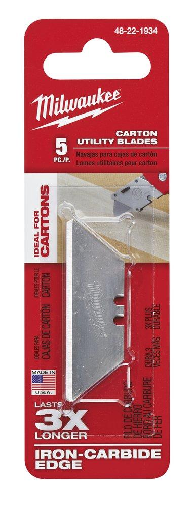 Milwaukee&reg; Metallic 1-17/20 in. (Pack of 5) Knife Blade 