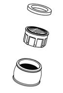 Delta Faucet Stainless 1.2 gpm Replacement Aerator 