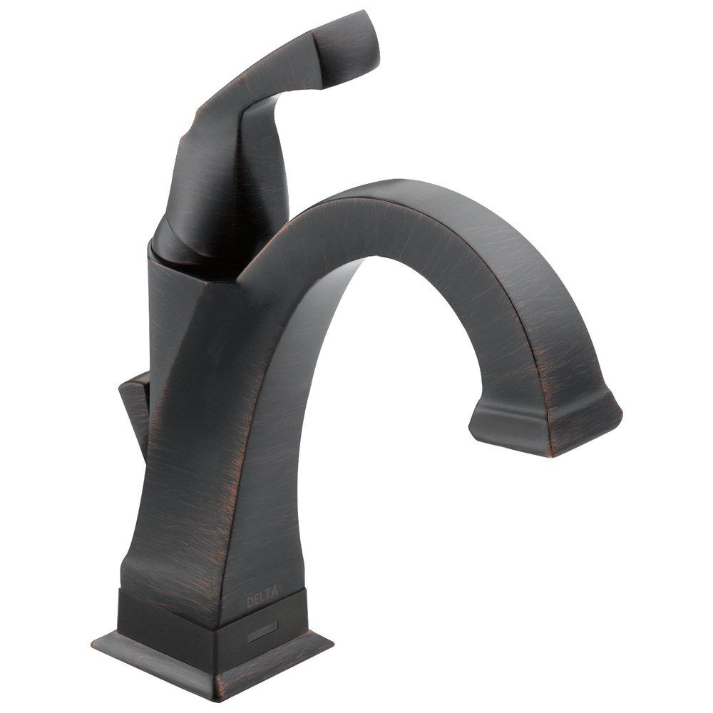 Delta Faucet Venetian Bronze Single Handle Bathroom Sink Faucet 
