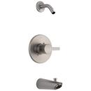 Delta Faucet Stainless Single Handle Bathtub & Shower Faucet (Trim Only) 
