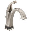 Single Handle Centerset Bathroom Sink Faucet in Stainless