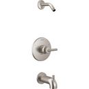 Delta Faucet Brilliance Stainless Single Handle Bathtub & Shower Faucet (Trim Only) 