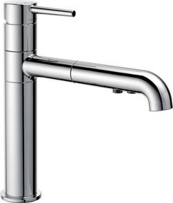 Single Handle Pull Out Kitchen Faucet in Chrome