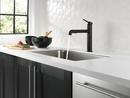 Delta Faucet Matte Black Single Handle Pull Out Kitchen Faucet 