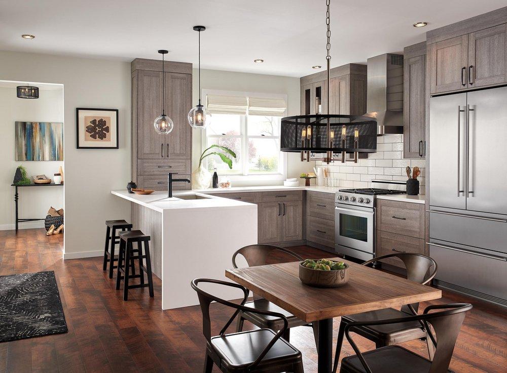 Delta Faucet Matte Black Single Handle Pull Out Kitchen Faucet 