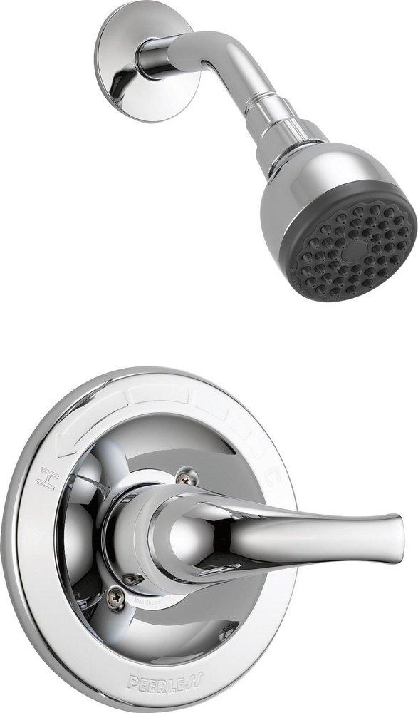 Peerless&reg; Polished Chrome Single Handle Single Function Shower Faucet (Trim Only) 