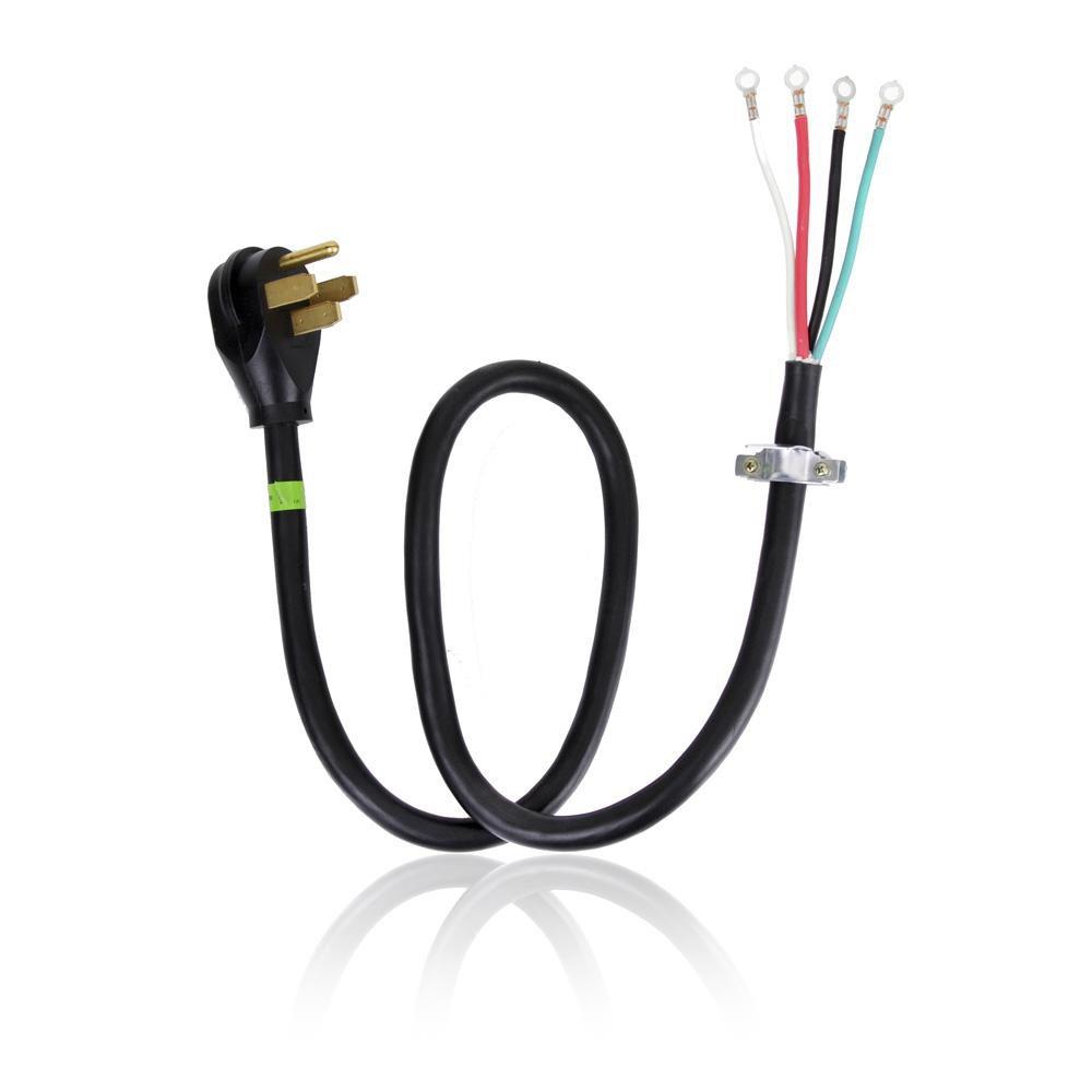 Whirlpool Black 4 ft. Appliance Cord 