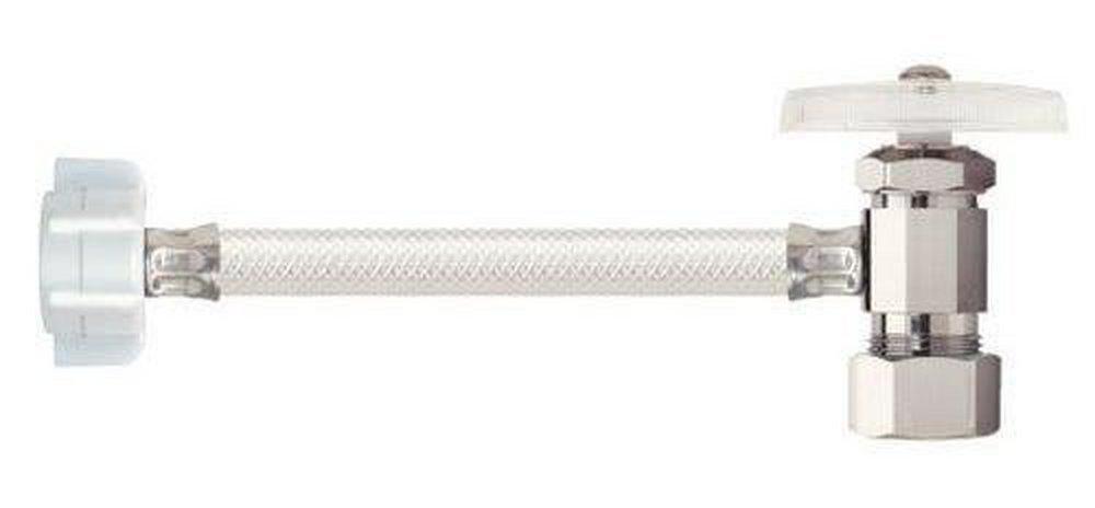 BrassCraft Polished Chrome Toilet 1/2 in x 7/8 in. Supply Kit in Polished Chrome 