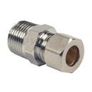 3/8 in. MIP x OD Tube Brass Compression Adapter