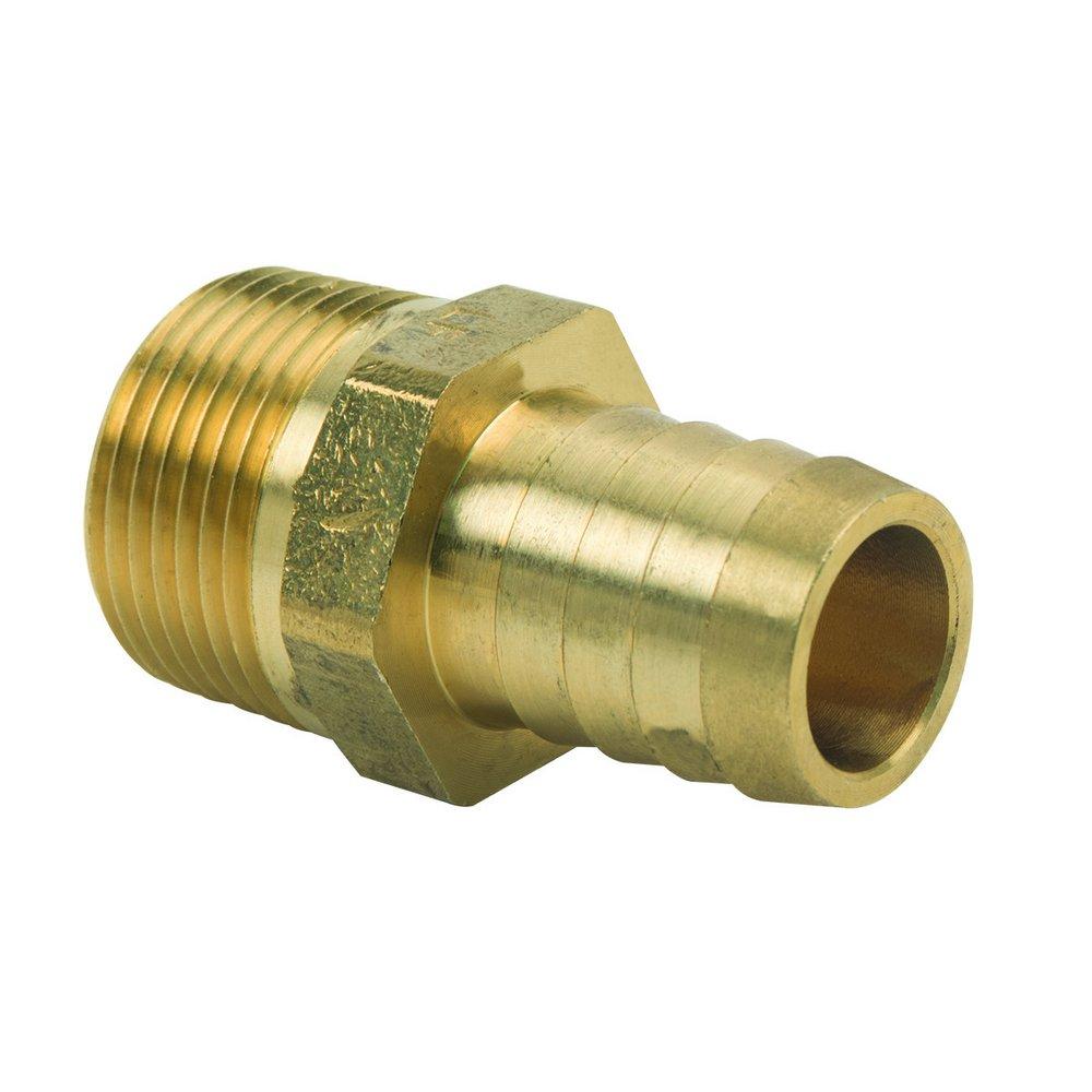 BrassCraft ID x MIP Brass Hose Barb Adapter 