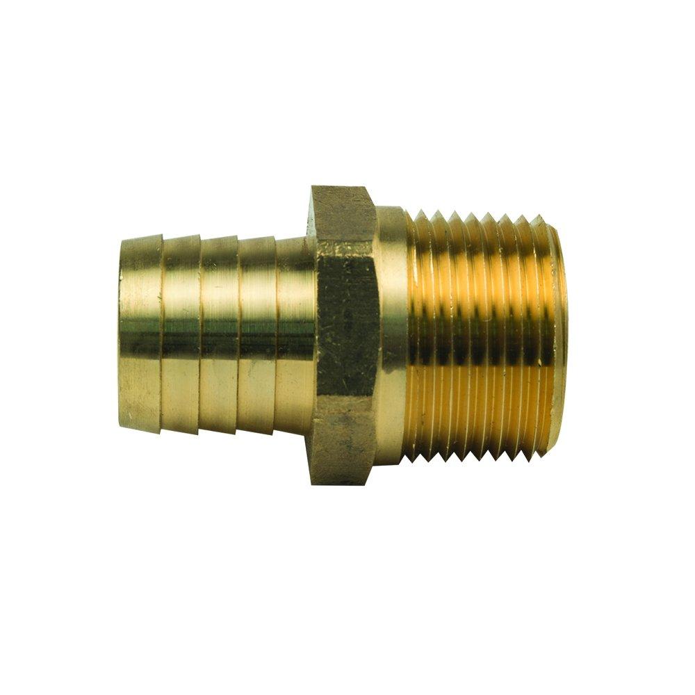 BrassCraft ID x MIP Brass Hose Barb Adapter 