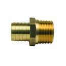1 in. ID x MIP Brass Hose Barb Adapter