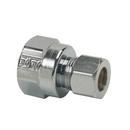 1/2 x 3/8 in. OD Tube x FIP Compression Reducing Brass Adapter