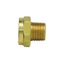 1/2 x 3/4 in. MIP x FHT Brass Hose Adapter