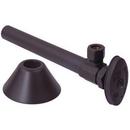 1/2 x 3/8 in. Sweat x OD Compression Knurled Oval Handle Angle Supply Stop Valve in Oil Rubbed Bronze