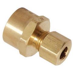1/2 x 3/8 in. Female Flared x OD Tube Brass Compression Union
