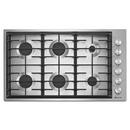 6 Burner Sealed Cooktop in Euro Style Stainless