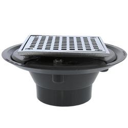 2 in. Plastic Chrome Shower Drain