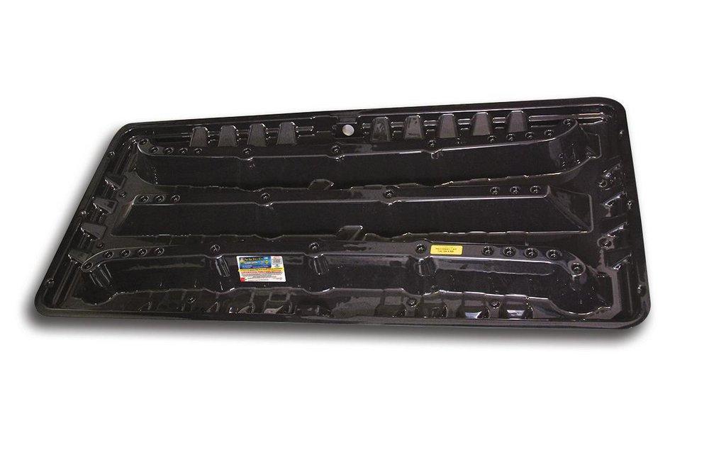 Rectorseal Black 28 x 4-1/4 in. Condensate Drain Pan in Black 