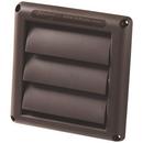 4 x 6 in. Brown Louvered Hood