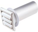 Deflecto White 4 x 6 in. Louvered Hood 