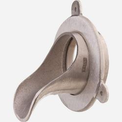 6 in. Rough Brass Downspout Nozzle