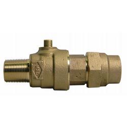 2 in. MNPT x CTS Compression Brass Corporation Stop