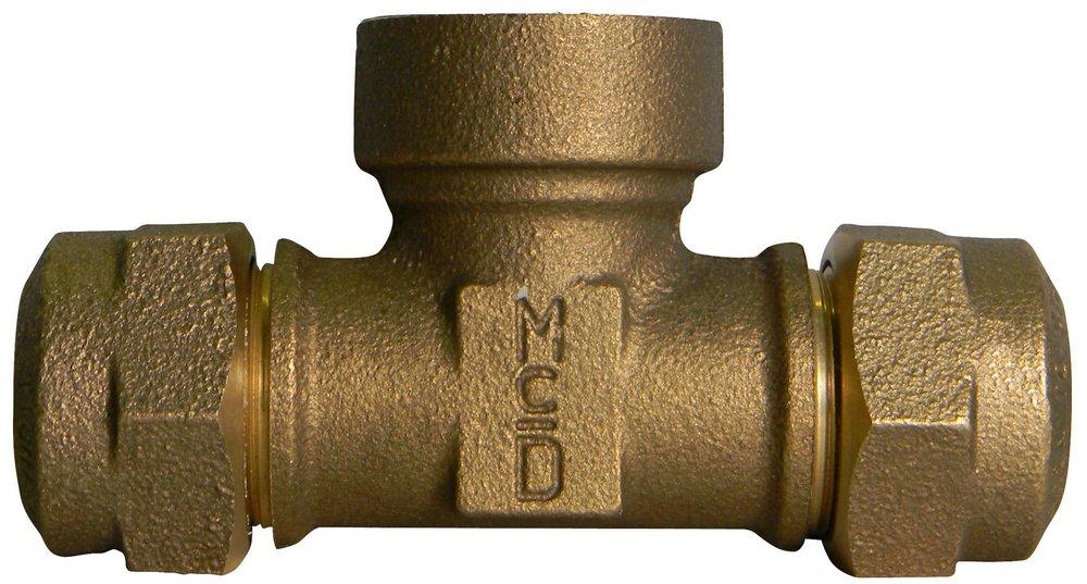 A.Y. McDonald CTS x FNPT Brass Reducing Tee 