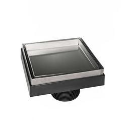 Tile Drain Strainer in Polished Stainless