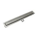 Infinity Drain Satin Stainless 26-1/8 in. 304L Rectangle Drain Kit 
