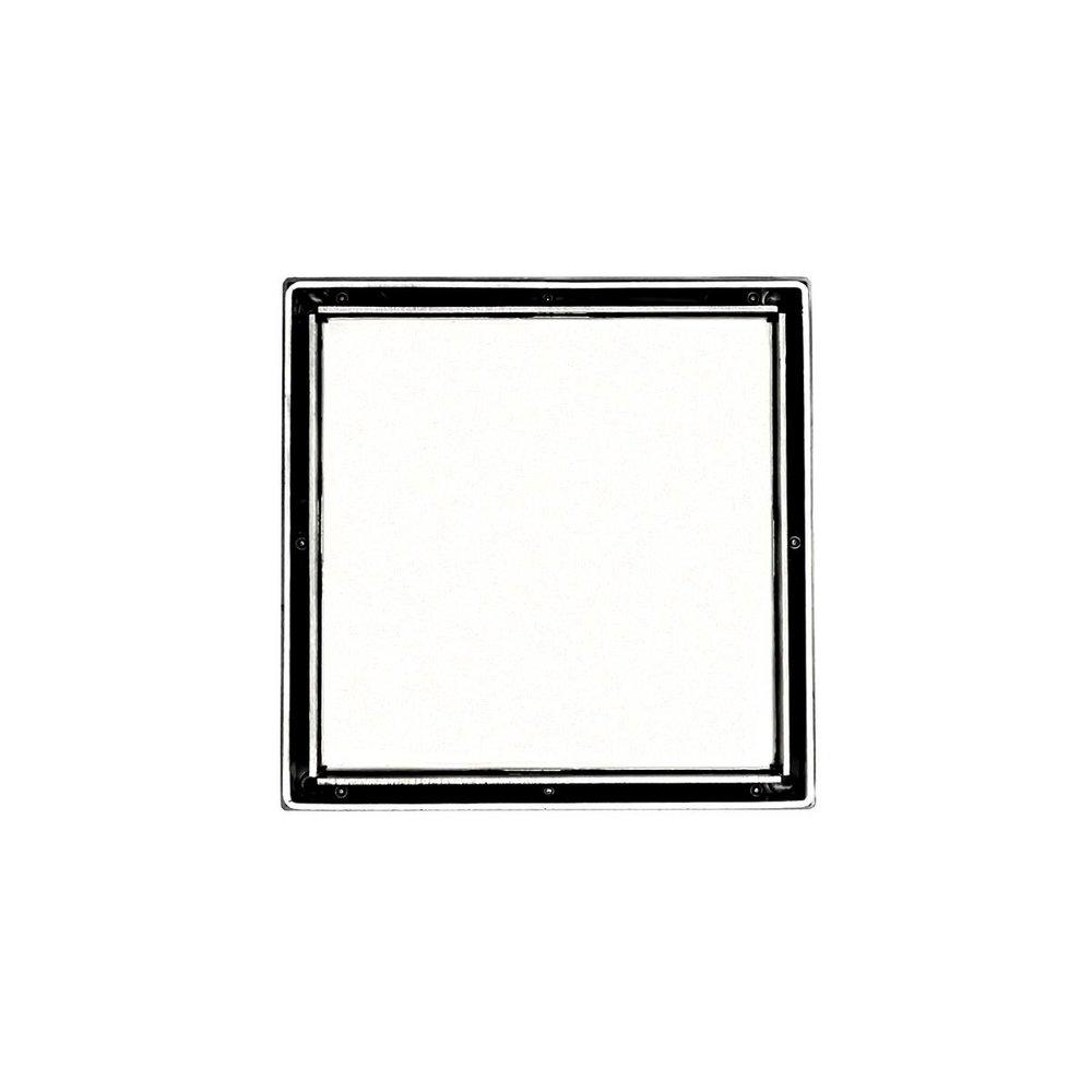 Infinity Drain Polished Stainless 2 in. Threaded Plastic Floor Drain 