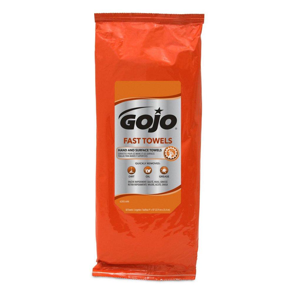 GOJO Blue 60 ct Fast Towels or Wipes 
