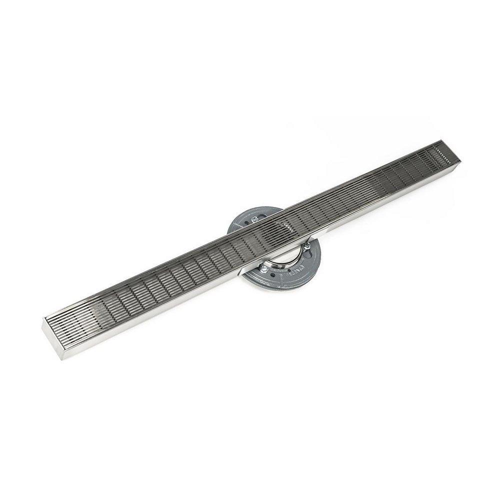 Infinity Drain Satin Stainless 96 Drain Satin Stainless Steel 