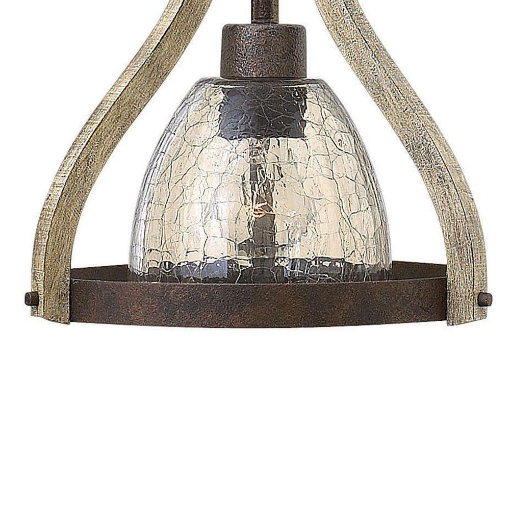 Fredrick Ramond Iron Rust Medium E-26 Base Pendant Ceiling Light 