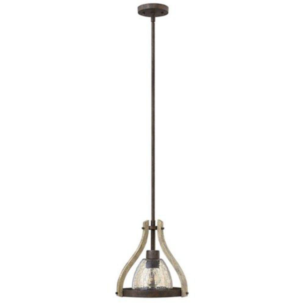 Fredrick Ramond Iron Rust Medium E-26 Base Pendant Ceiling Light 