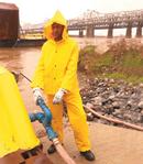 MCR Safety Yellow 3-Piece .35MM PVC Rainsuit 