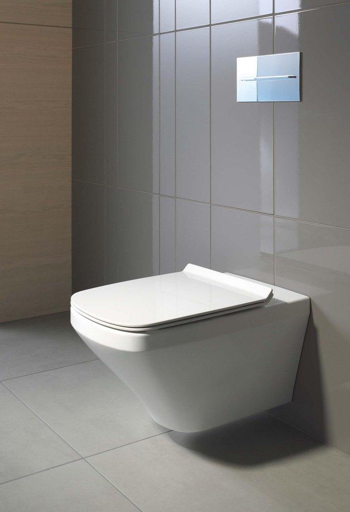 Duravit White 1.6 gpf Elongated Wall Mount One Piece Toilet 