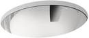 19-7/8 in. Dual Mount Oval Stainless Steel Bathroom Sink in Stainless Steel