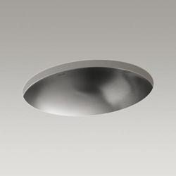 19-7/8 in. Dual Mount Oval Stainless Steel Bathroom Sink in Satin Stainless Steel